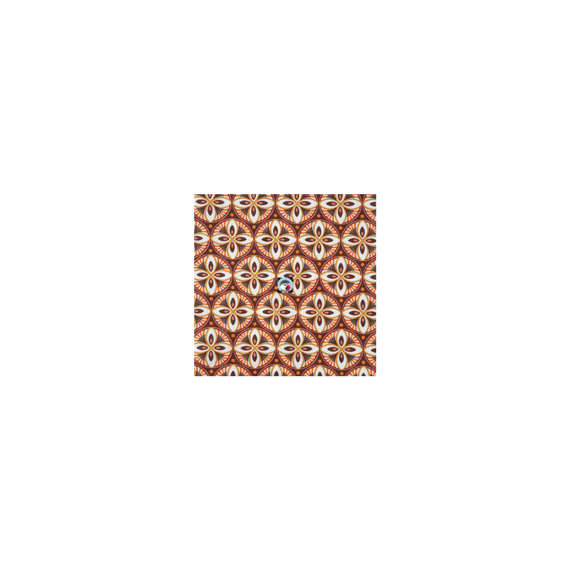 - ENDUIT COTON LIVY PRUNE / OCRE 2B D10X 150