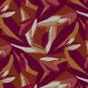 Viscose Imprimée PIPASOL Pourpre / M.Chauds