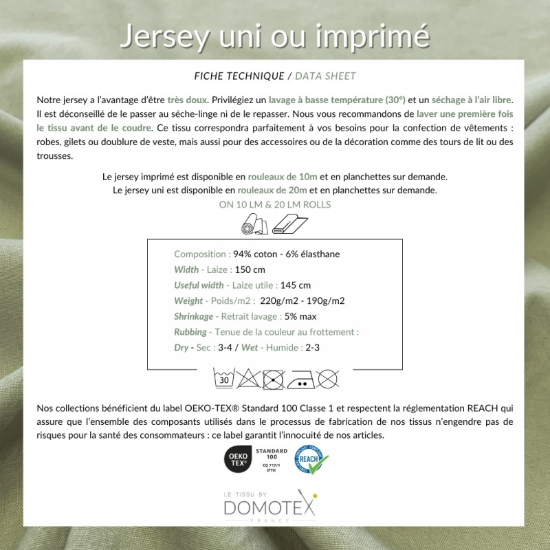 Jersey Imprimé GRIOMINI Ecru / Rouge