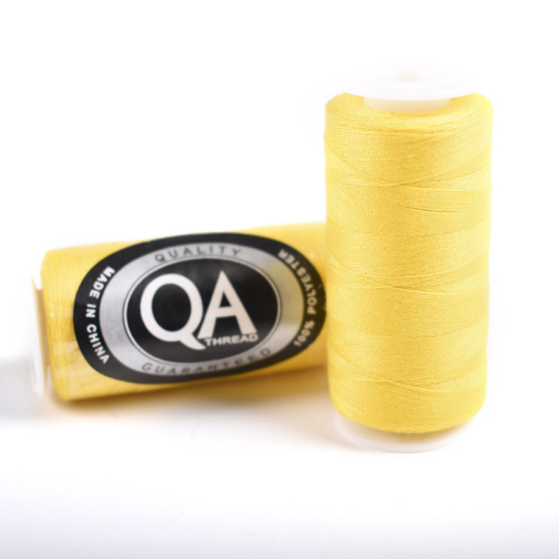 FIL A COUDRE Q.A. 100% POLYESTER 40/2 BOBINES 500 M. POUSSIN