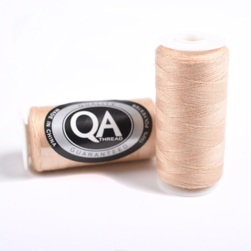 FIL A COUDRE Q.A. 100% POLYESTER 40/2 BOBINES 500 M. ABRICOT