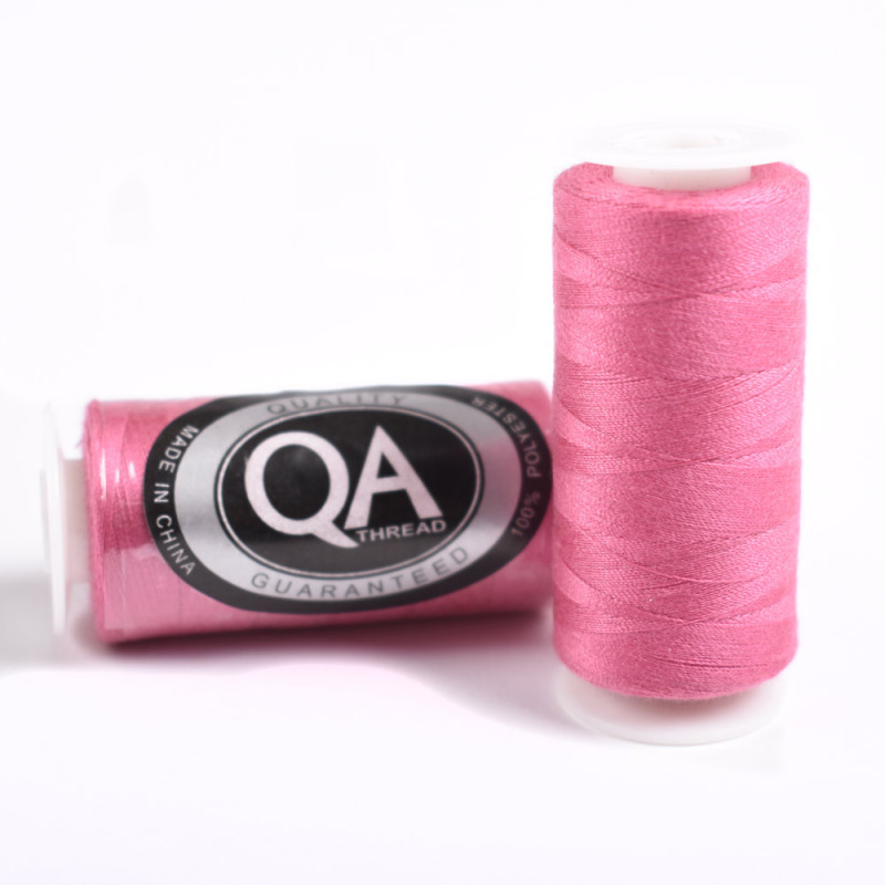 FIL A COUDRE Q.A. 100% POLYESTER 40/2 BOBINES 500 M. FUSCHIA