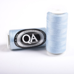 FIL A COUDRE Q.A. 100% POLYESTER 40/2 BOBINES 500 M. CIEL