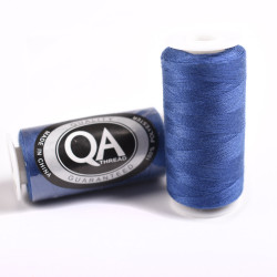 FIL A COUDRE Q.A. 100% POLYESTER 40/2 BOBINES 500 M. JEANS