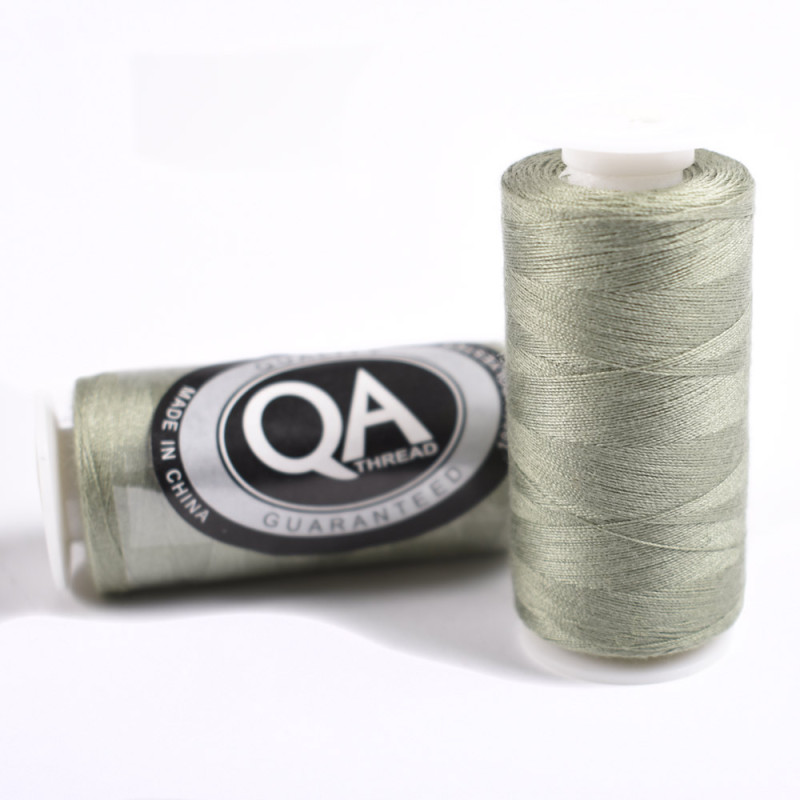 FIL A COUDRE Q.A. 100% POLYESTER 40/2 BOBINES 500 M. AMANDE