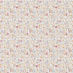 Printed Cotton ALICE White...