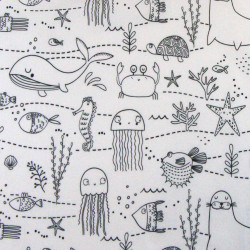 Printed Cotton BALFOK White...