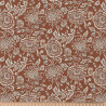 Coton Imprimé MEHAR Marron / Ecru