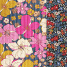 Coton Matelassé Imprimé MAMISH 1U / MARIA 1U Bleu / Orange