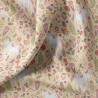 Coton Imprimé JOLICORN Blé / Rose