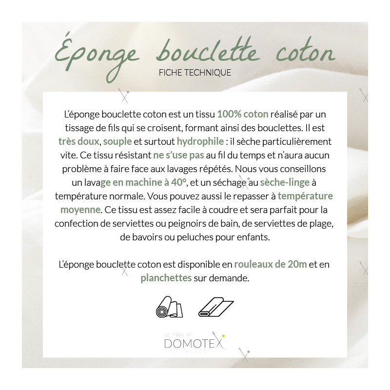 Eponge Coton Noir