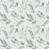 Coton imprimé ITO Blanc / Vert