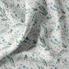 Coton imprimé ITO Blanc / Vert