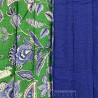Double Gaze Matelassée Imprimée VAMY UNI / COBALT 1J Autres
