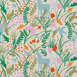 Printed Cotton AZLINE Ecru...