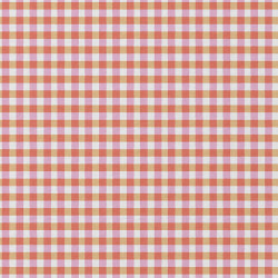 Coton Imprimé KAVIA Rouge / Rose