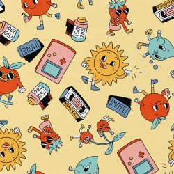 Printed Cotton ARCADE...