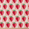 Coton imprimé MARIGUETTE Rose / Rouge