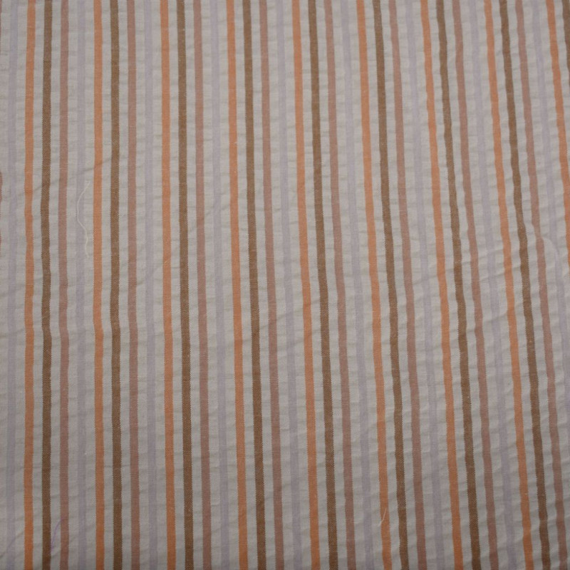 Seersucker JOE Ecru / Havane