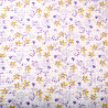 Nid d'Abeille Imprimé IMOGEN Blanc / Violet