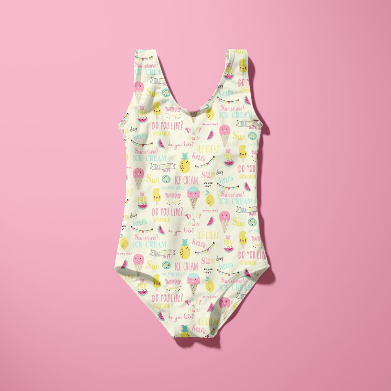 Lycra Anti UV FREEZY Jaune / Rose