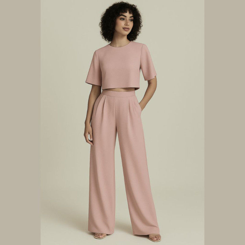 Crêpe Georgette POUDRE Poudre