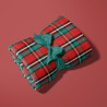 Maille Doudou GUSTAVE3 Rouge / Vert