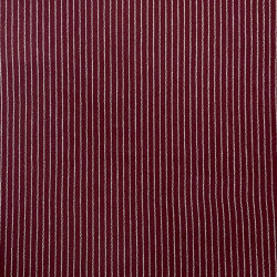 Coton Rayures Tissées TISFIN Bordeaux / Blanc
