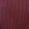 Coton Rayures Tissées TISFIN Bordeaux / Blanc