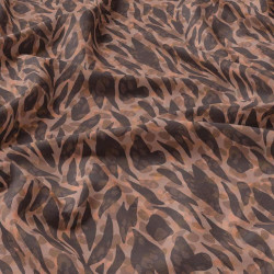 Viscose Imprimée ZOMALIA Marron