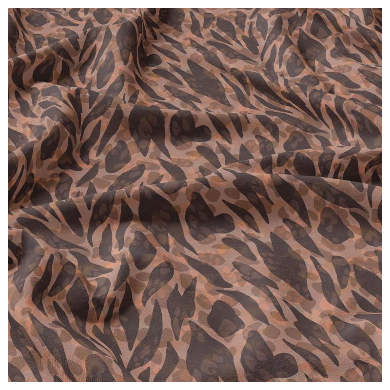 Viscose Imprimée ZOMALIA Marron
