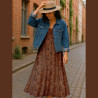 Viscose Imprimée ZOMALIA Marron