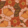 Demi-natté Imprimé CLEMONE Orange / Pêche