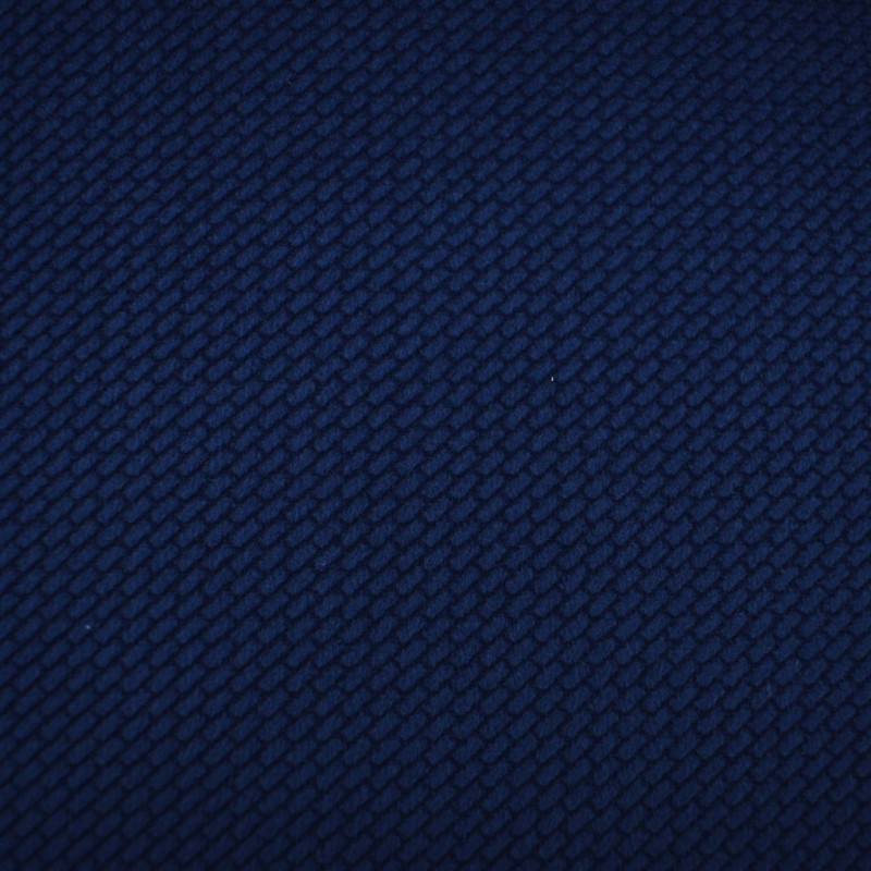 Velours Embossé UNI Indigo