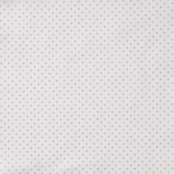 Coton Imprimé PISANI Blanc / Argent