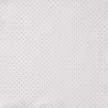 Coton Imprimé PISANI Blanc / Argent
