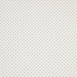 Coton Imprimé PISANI Blanc / Gold22