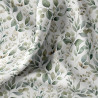 Coton imprimé LUARA Blanc / Vert