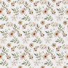 Coton imprimé ZADA Blanc / Naturel