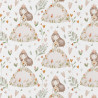 Coton imprimé NIOUCHKA Blanc / Rose