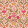 Coton imprimé ALPHONSE Pêche / Rose