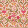 Coton imprimé ALPHONSE Pêche / Rose