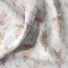Coton imprimé LOLALIZA Blanc / Rose