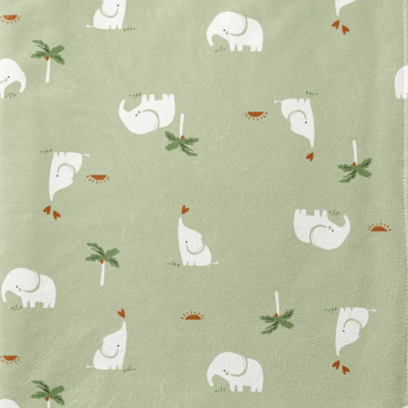 Maille Doudou SHEENA2 Vert / Blanc