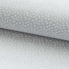 Coton Imprimé STIGMAT Gris Clair / Blanc Mat