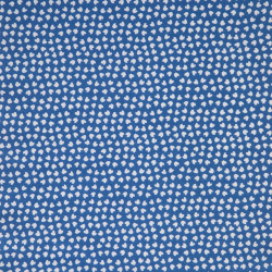 Coton Imprimé LIPELO Bleu / Blanc
