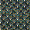 Coton Enduit GINZA Nuit / Bronze