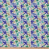 Coton Imprimé SWIGO Bleu / Vert