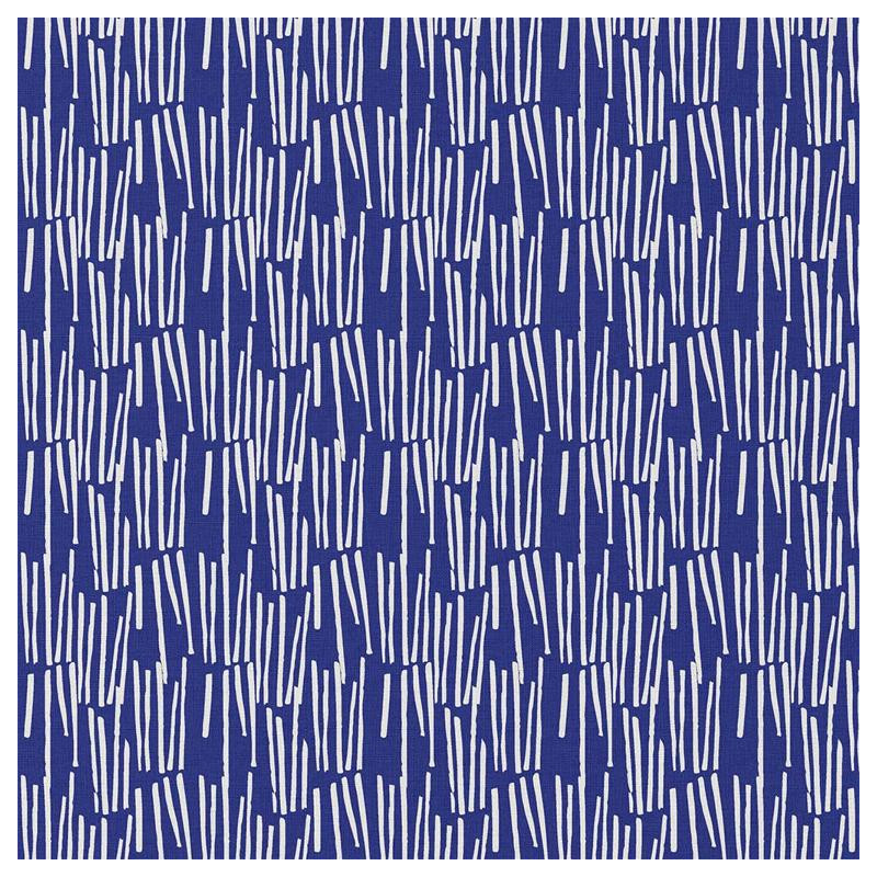 Coton Enduit LEKKER Bleu / Blanc