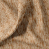 Coton Imprimé LEKKER Caramel / Blanc